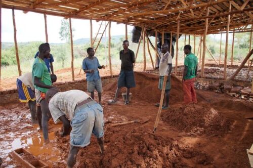 Manufacturing of bricks