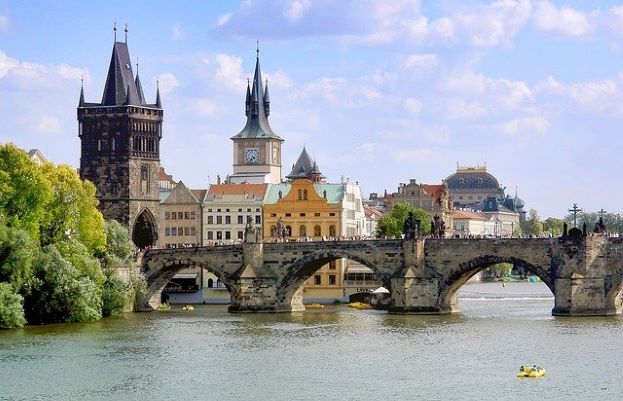 Famous Stone Buildings - Charles Bridge, Prague