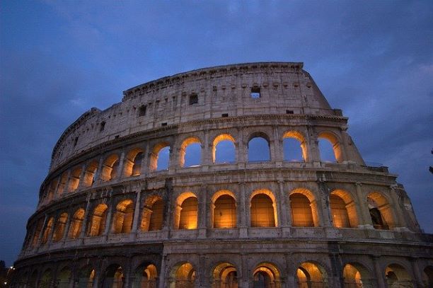 Famous Stone Buildings - Colosseum, Italy