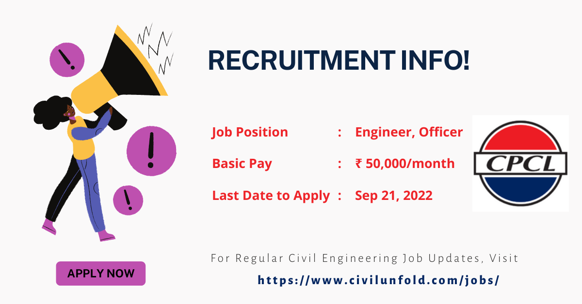 Engineer, Officer Recruitment 2022 – CPCL